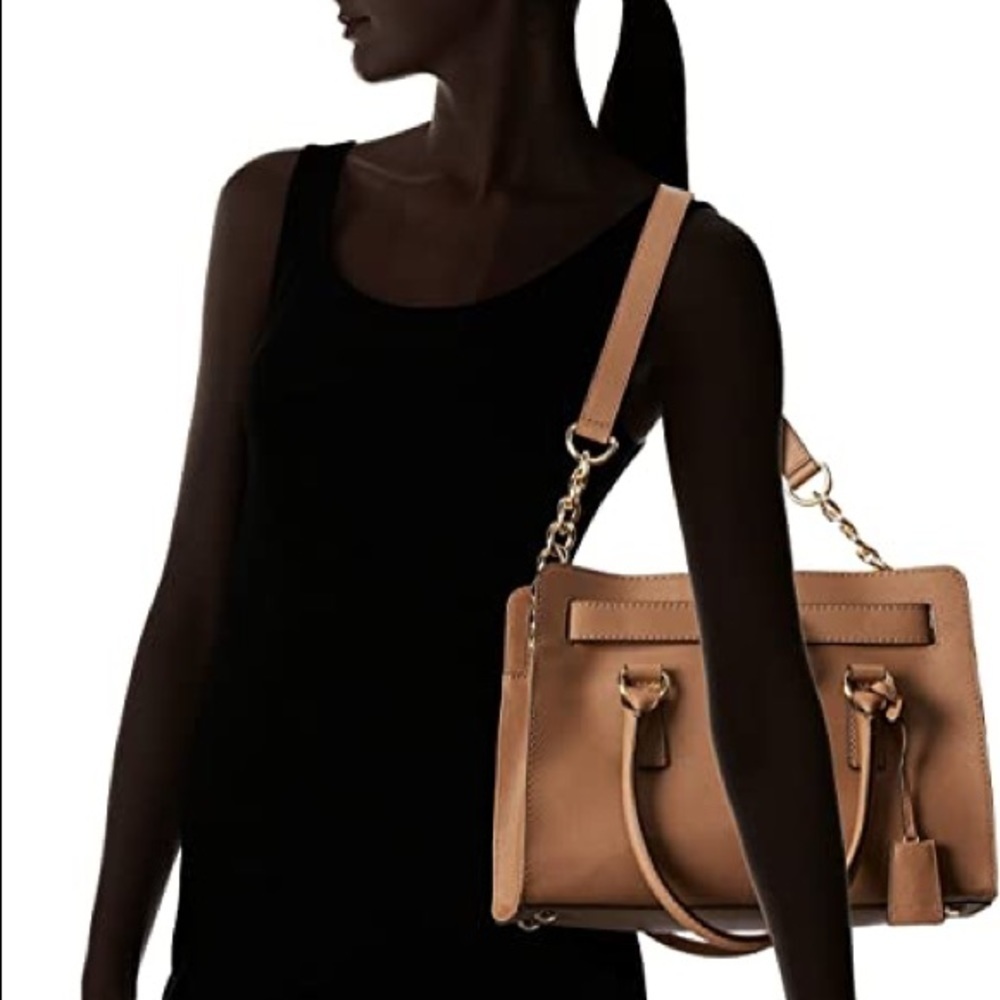 Michael Kors Hamilton Saffiano Leather Satchel - Picture 15 of 15